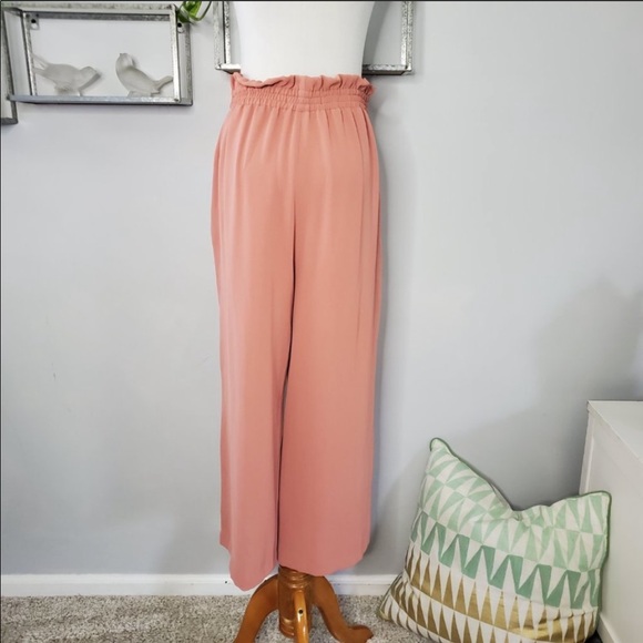 Zara Basic High Waist Paperbag Trouser Culottes - Picture 6 of 7